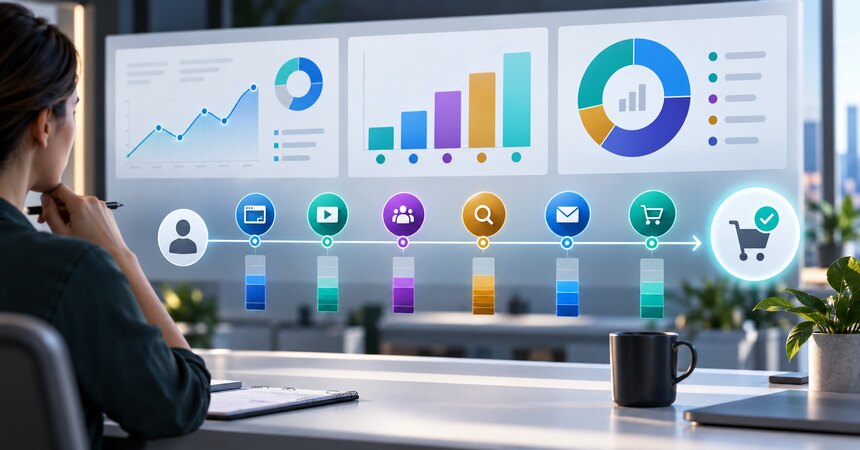 Atribución para anunciantes programáticos: último clic frente a multitoque